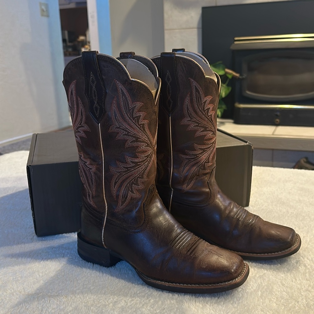 Ariat square toe boots